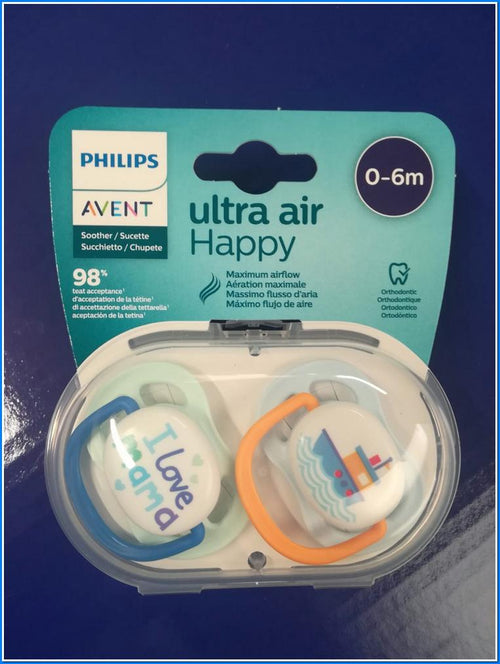 2 Succhietti Ultra Air Collection 0-6 M