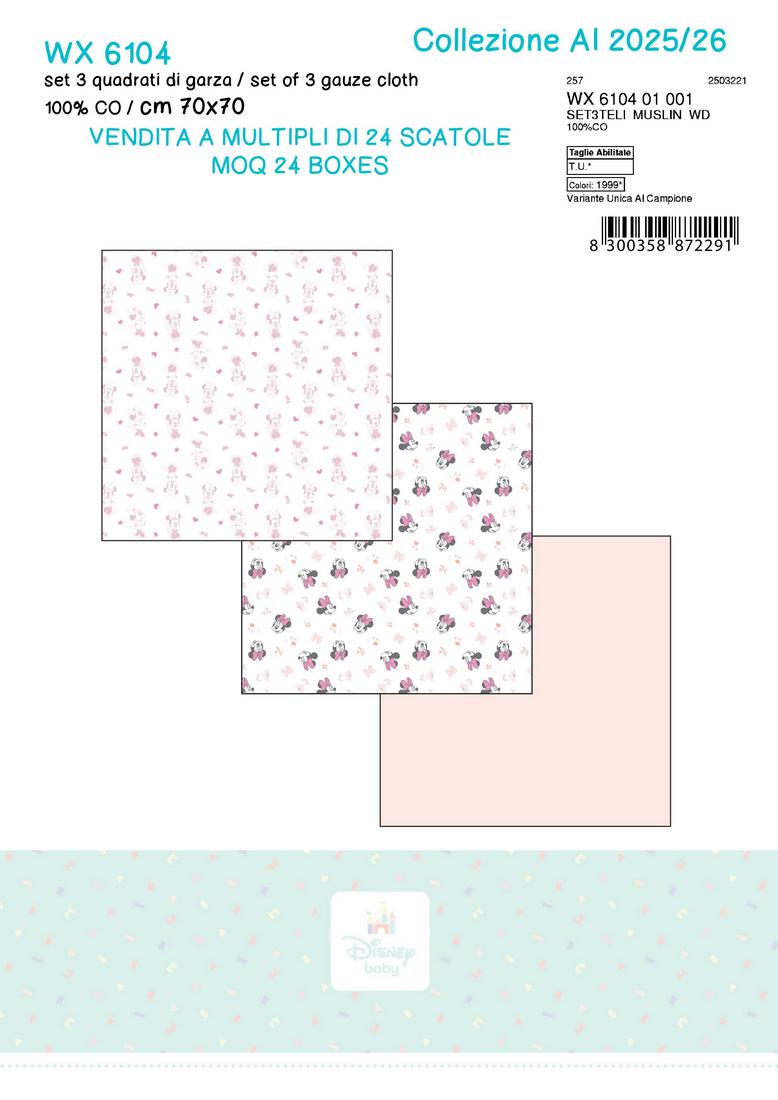 Quadrato Set 3 Pz.
