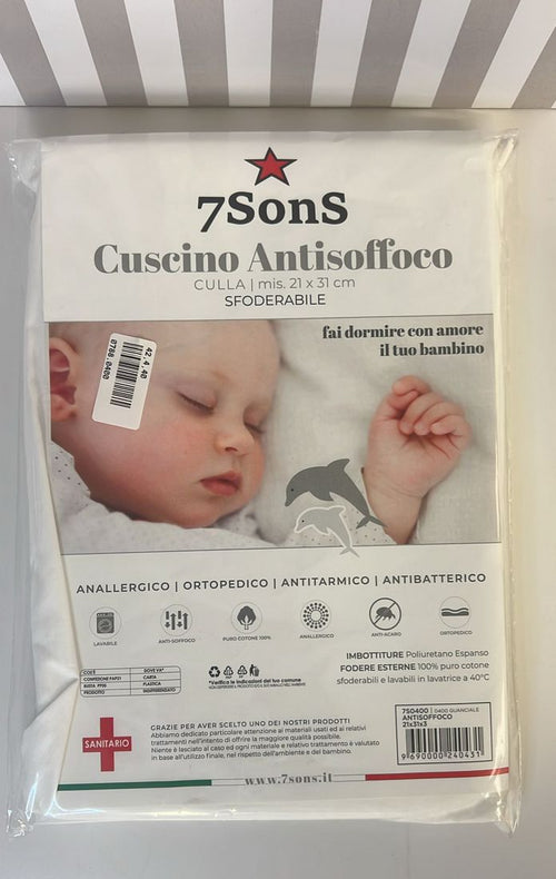 Cuscino Antisoffoco Culla