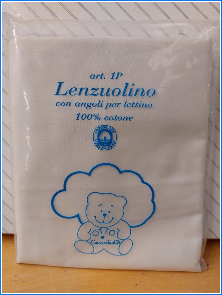 Lenzuolino con Angoli per Lettino -panna