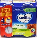 3302 MELLIN MANZO 4PZ 80GR OMOGENEIZZATO