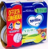 3807 MELLIN VITELLO 4PZ 80GR OMOGENEIZZATO