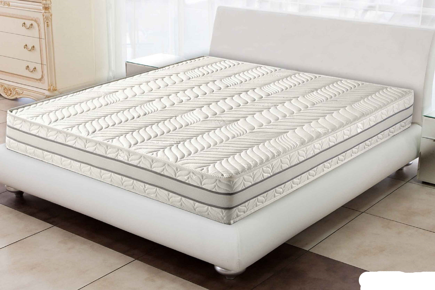 Materasso in memory foam Mod.C termico 3 strati e 7 zone differenziate
