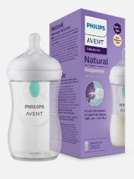 AVENT BIBERON NATURAL 3.0 PLAST.ELEFANTE AIRFREE 260ML 1M+