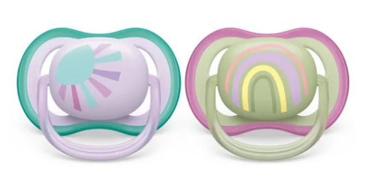 AVENT SUCCHIETTI ULTRA AIR 2PZ 0-6M SOLE/ARCOBALENO
