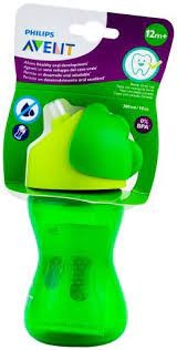 AVENT TAZZA C/CANNUCCIA CURVA 12M+ 300ML
