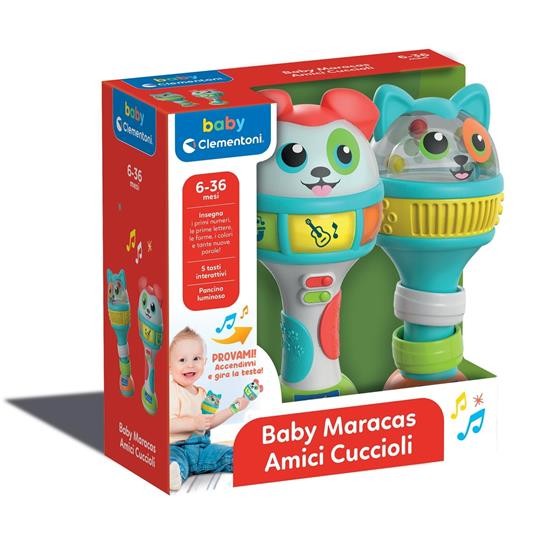 BABY MARACAS AMICI CUCCIOLI