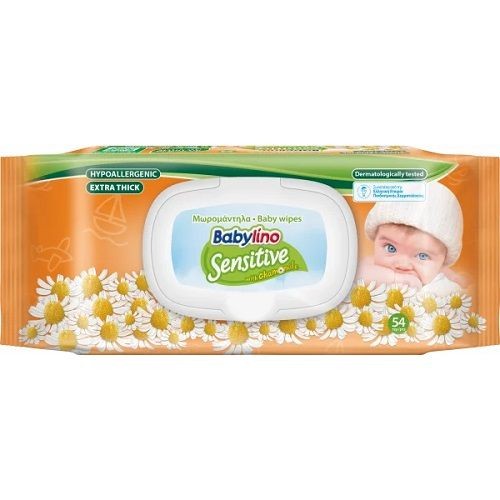 BABYLINO SALVIETTE SENSITIVE CON CAMOMILLA 54PZ C/PLACCHETT