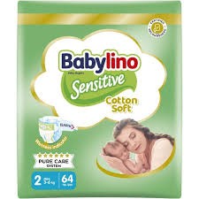 BABYLINO SENSITIVE TG.2 MINI 3-6KG 64PZ PANNOLINO ECONOMY