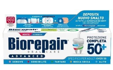 BIOREPAIR ADVANCED DENTIFRICIO 50+ PROTEZIONE COMPLETA 75ML
