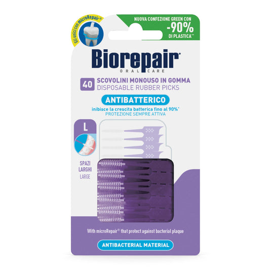 BIOREPAIR SCOVOLINI MONOUSO IN GOMMA MIS.L 40PZ
