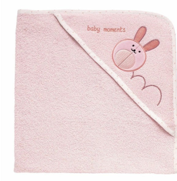 CHICCO ACCAPPATOIO QUADRATO SPUGNA ROSA 0M+