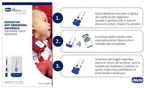 CHICCO ANTIABBANDONO BEBE CARE UNIVERSALE