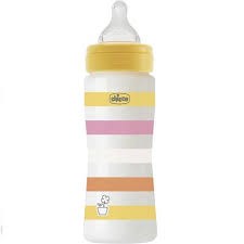 CHICCO BIBERON BENESSERE BIMBA 330ML FL.VELOCE SILICONE