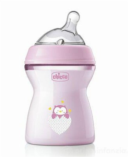 CHICCO BIBERON NF PLAST.2M+ 250ML BIMBA