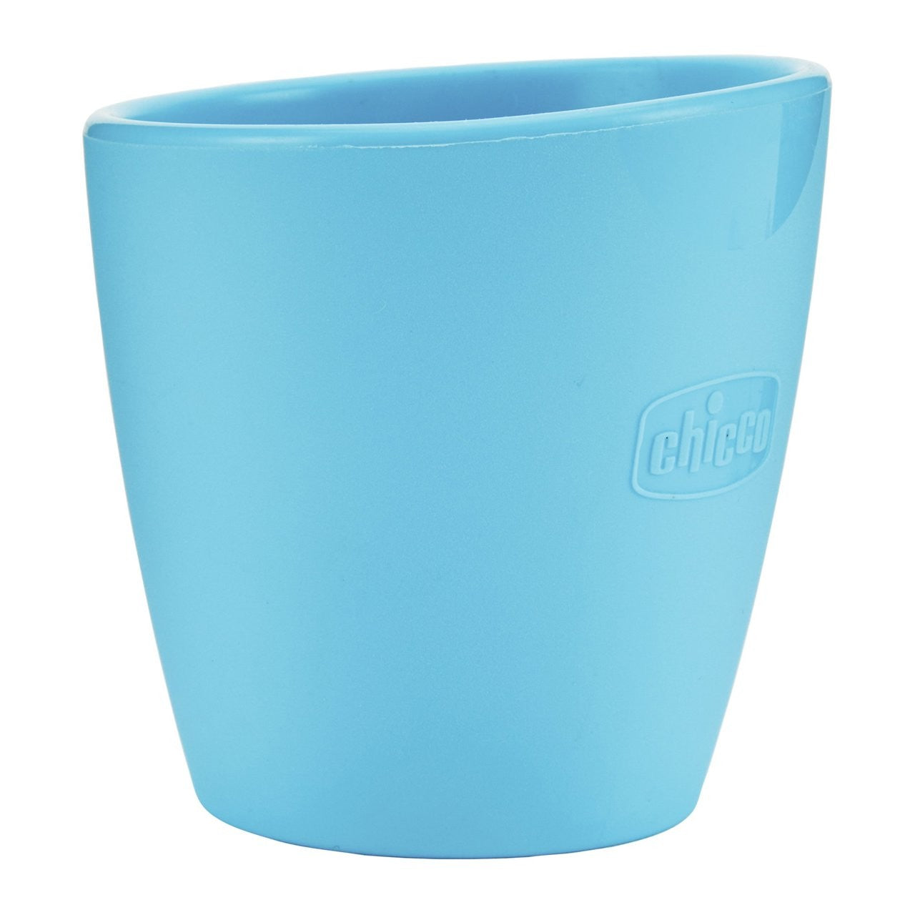 CHICCO BICCHIERE SILICONE BLU