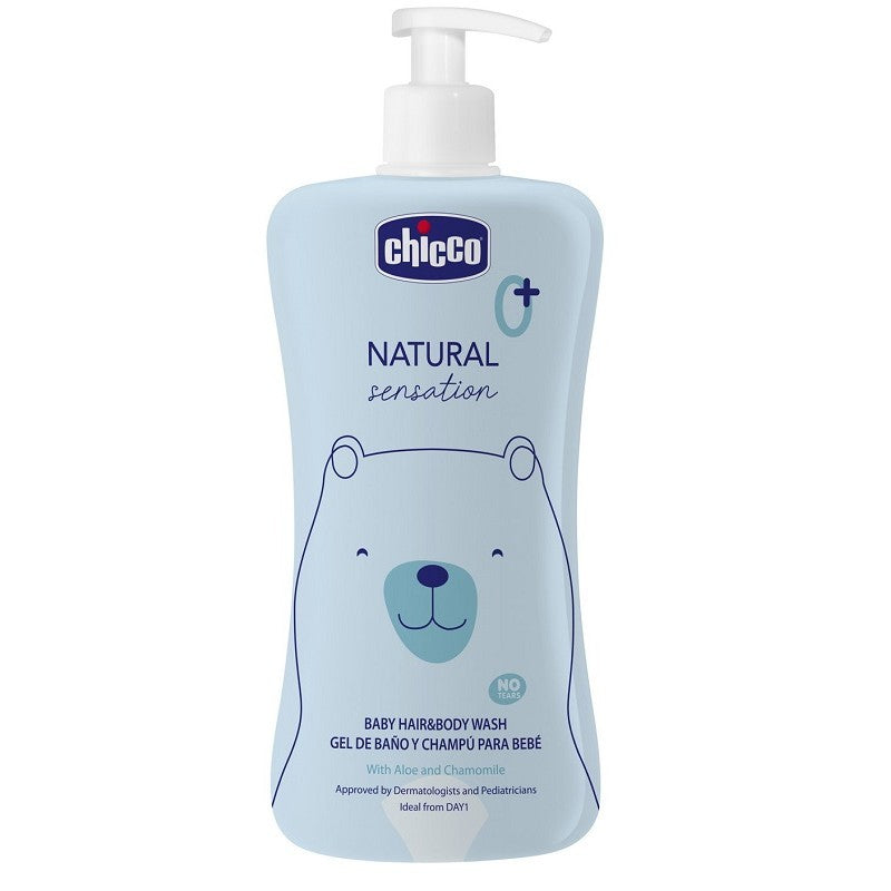 CHICCO DETERGENTE CAPELLI & CORPO 500ML NATURAL SENSATION