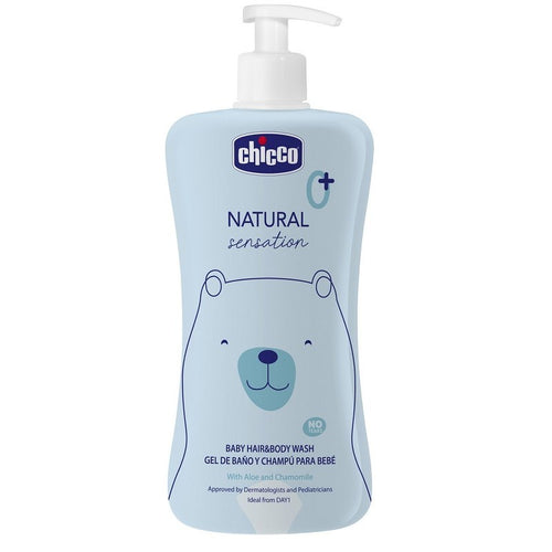 CHICCO DETERGENTE CAPELLI & CORPO 500ML NATURAL SENSATION