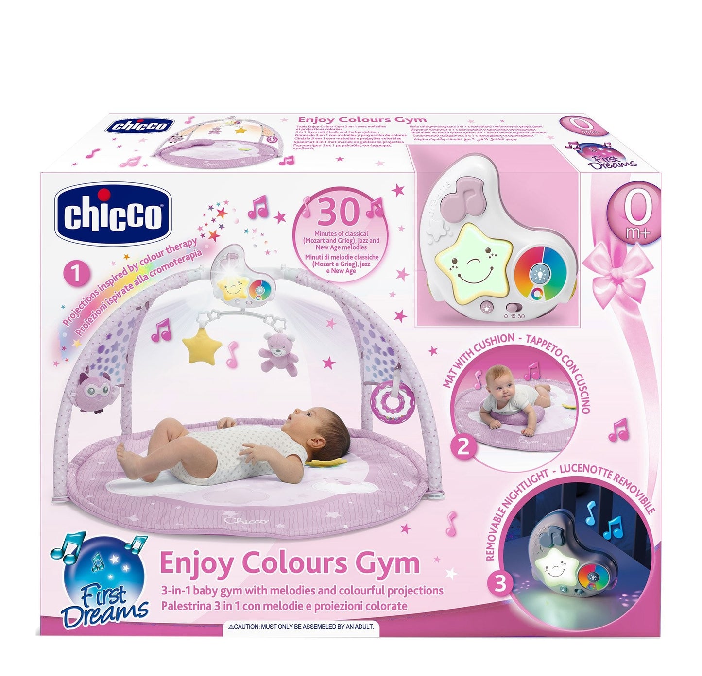 CHICCO GIOCO FD ENJOY COLORS PLAY GYM PINK