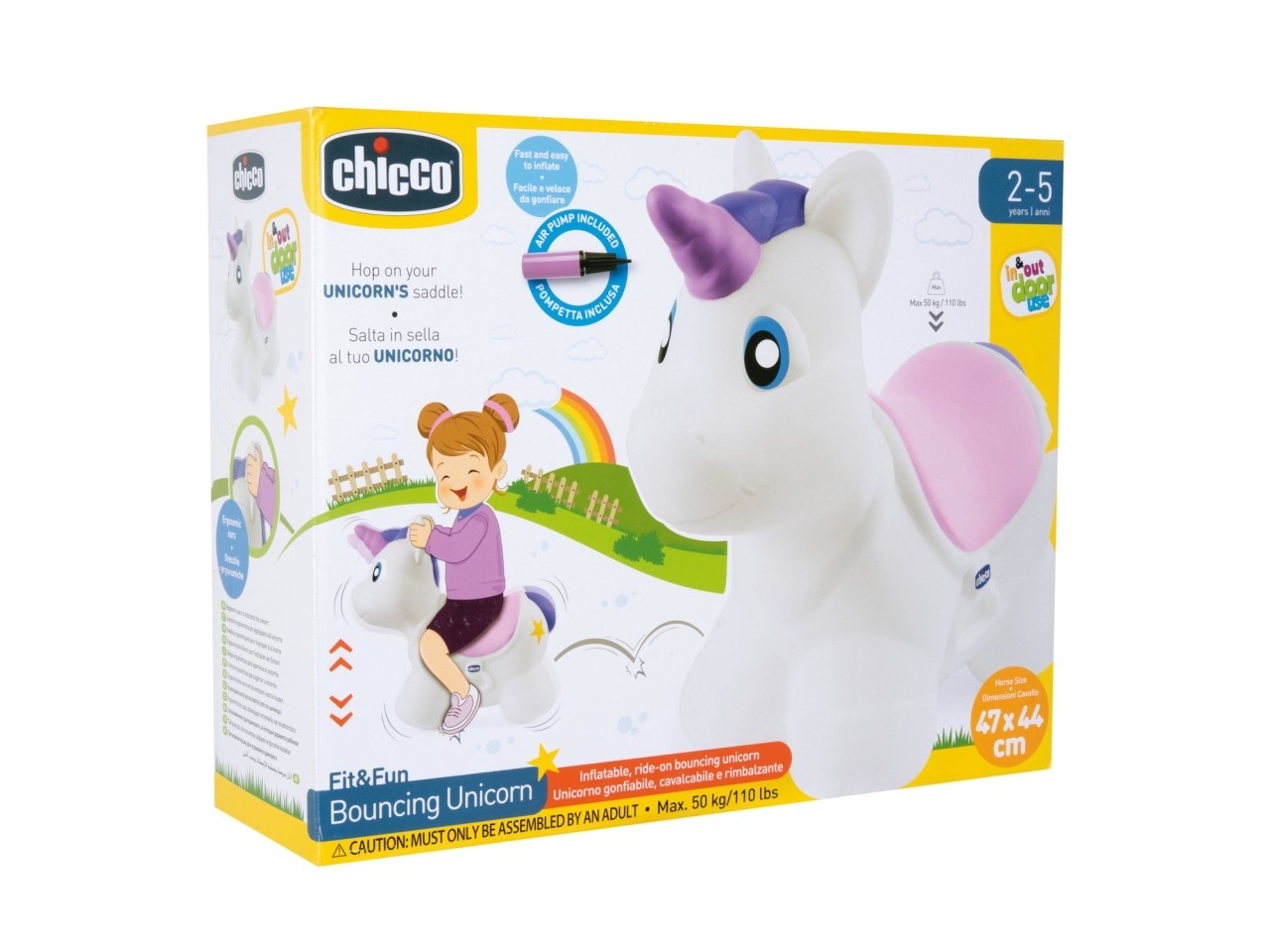 CHICCO GIOCO UNICORNO GONFIABILE
