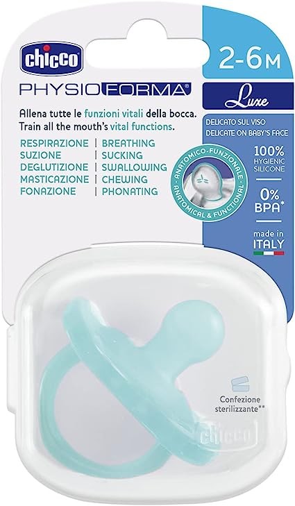CHICCO GOMMOTTO PHYSIO FORMA SOFT LUXE 2-6M 1PZ VERDE