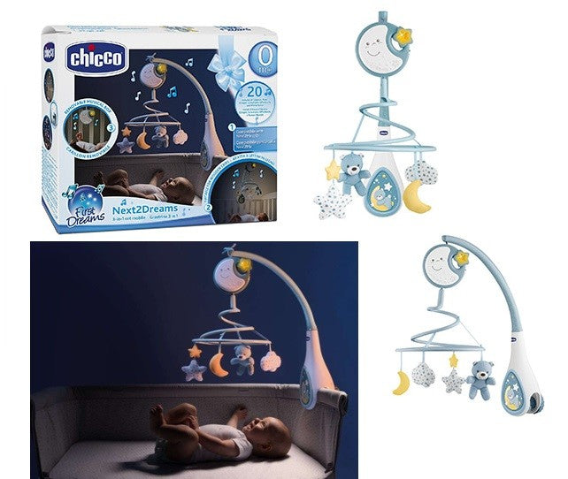 CHICCO NEXT2DREAMS AZZURRO GIOSTRINA 3IN1