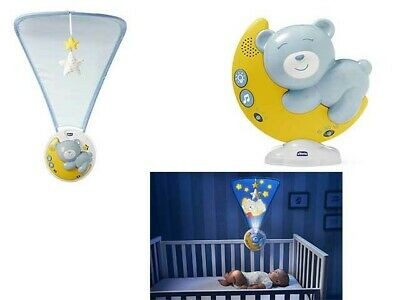 CHICCO NEXT2MOON AZZURRA GIOSTRINA 3 IN 1 CON PROIEZIONE