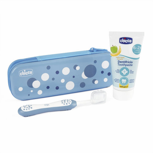 CHICCO ORAL CARE SET AZZURRO 6M+