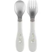 CHICCO POSATINE INOX 18M+ GRIGIO