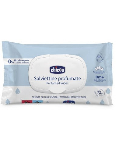 CHICCO SALVIETTINE PROFUMATE C/PLACCHETTA 72PZ