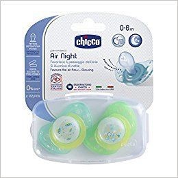 CHICCO SUCCHIETTO AIR UNISEX SILICONE 0-6M 2PZ