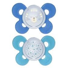 CHICCO SUCCHIETTO COMFORT LUMI B SILICONE 16-36M 2PZ