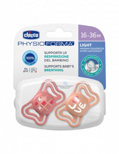 CHICCO SUCCHIETTO LIGHT BIMBA 16-36M 2PZ SILICONE