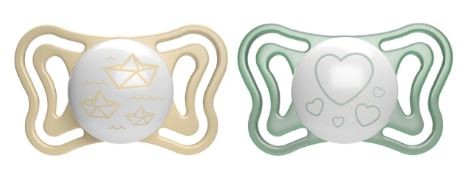 CHICCO SUCCHIETTO LIGHT LUMI 2-6M 2PZ SILICONE