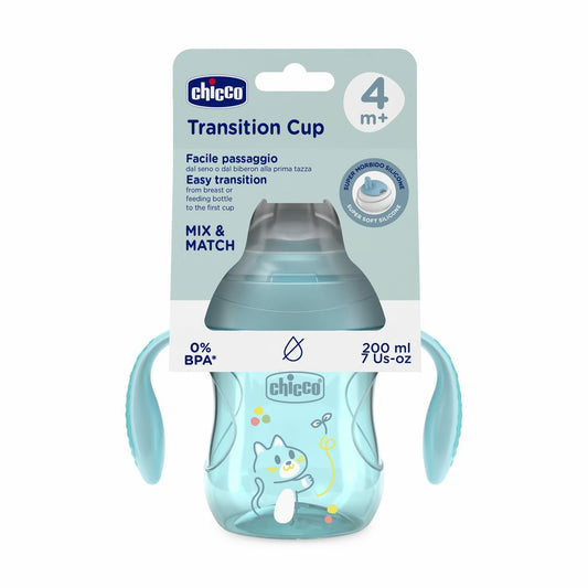 CHICCO TAZZA TRANSITION AZZURRA 4M+