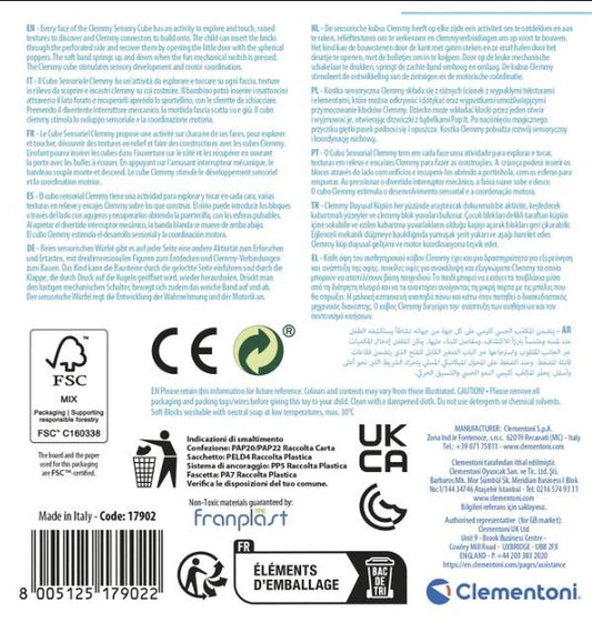 CLEMMY CUBO SENSORIALE