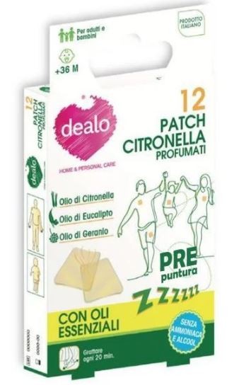 DEALO PATCH AROMA CITRONELLA 12PZ