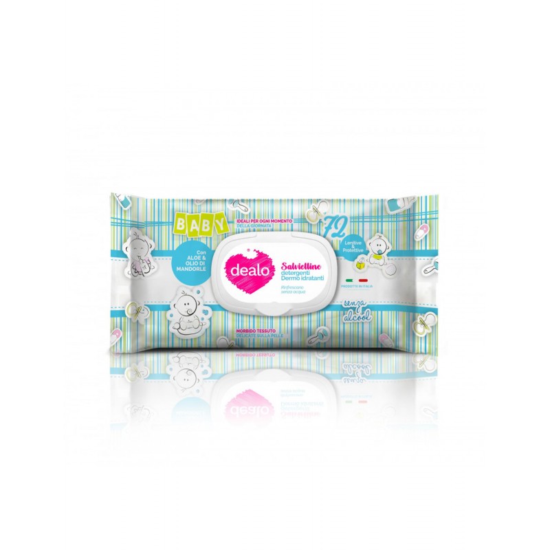 DEALO SALVIETTE IMBEVUTE BABY 72PZ C/PLACCHETTA