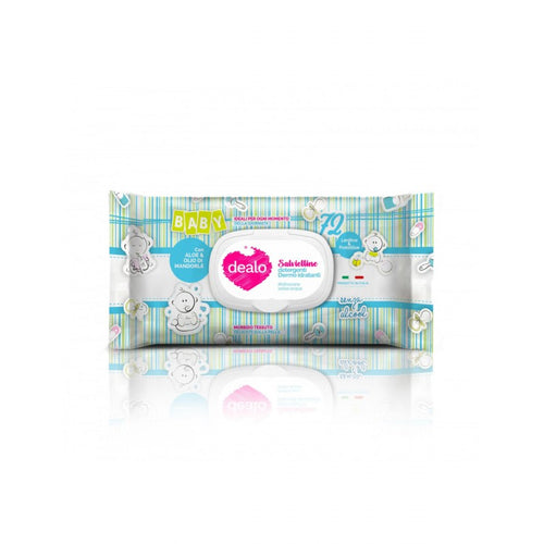 DEALO SALVIETTE IMBEVUTE BABY 72PZ C/PLACCHETTA