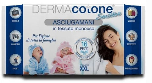 DERMACOTONE ASCIUGAMANI MONOUSO 68x40CM 16PZ SENSITIVE