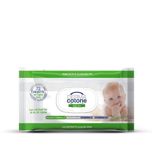 DERMACOTONE SALVIETTINE ALOE VERA 72PZ C/PLACCHETTA