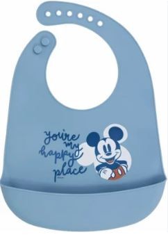 DISNEY BABY BAVAGLINO SILICONE MICKEY MOUSE ART.10429
