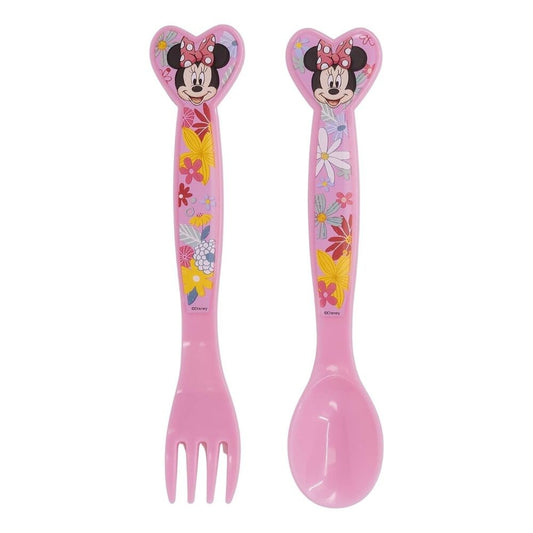 DISNEY BABY SET 2 POSATE IN PLASTICA MINNIE ART.74416