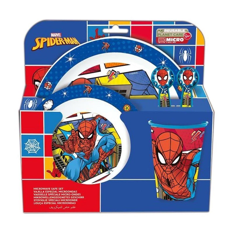 DISNEY BABY SET PAPPA 5PZ SPIDERMAN ART.74750