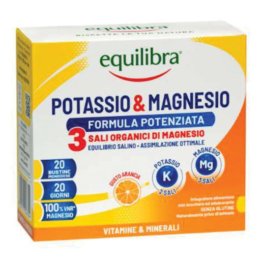 EQUILIBRA 3 POTASSIO & MAGNESIO 20 BUST.INTEGRATORE ALIMENT