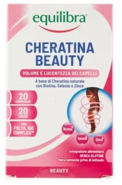 EQUILIBRA CHERATINA BEAUTY 20 COMPRESSE INTEGRATORE ALIMENT