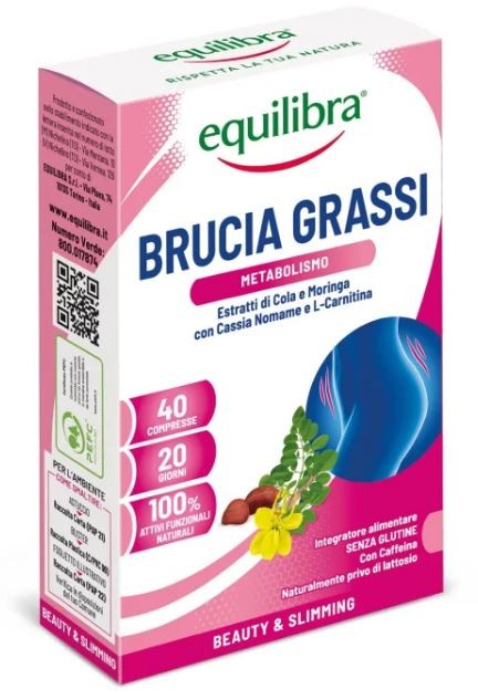 EQUILIBRA INTEGRATORE BRUCIA GRASSI 40 CPS