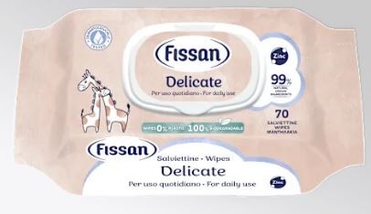 FISSAN SALVIETTE DELICATE 70PZ C/PLACCHETTA