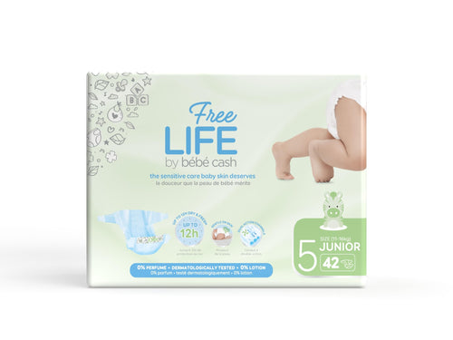 FREELIFE TG.5 JUNIOR 11-25KG 42PZ BY BEBE' CASH 500274500