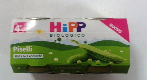 HIPP PISELLI 2x80GR